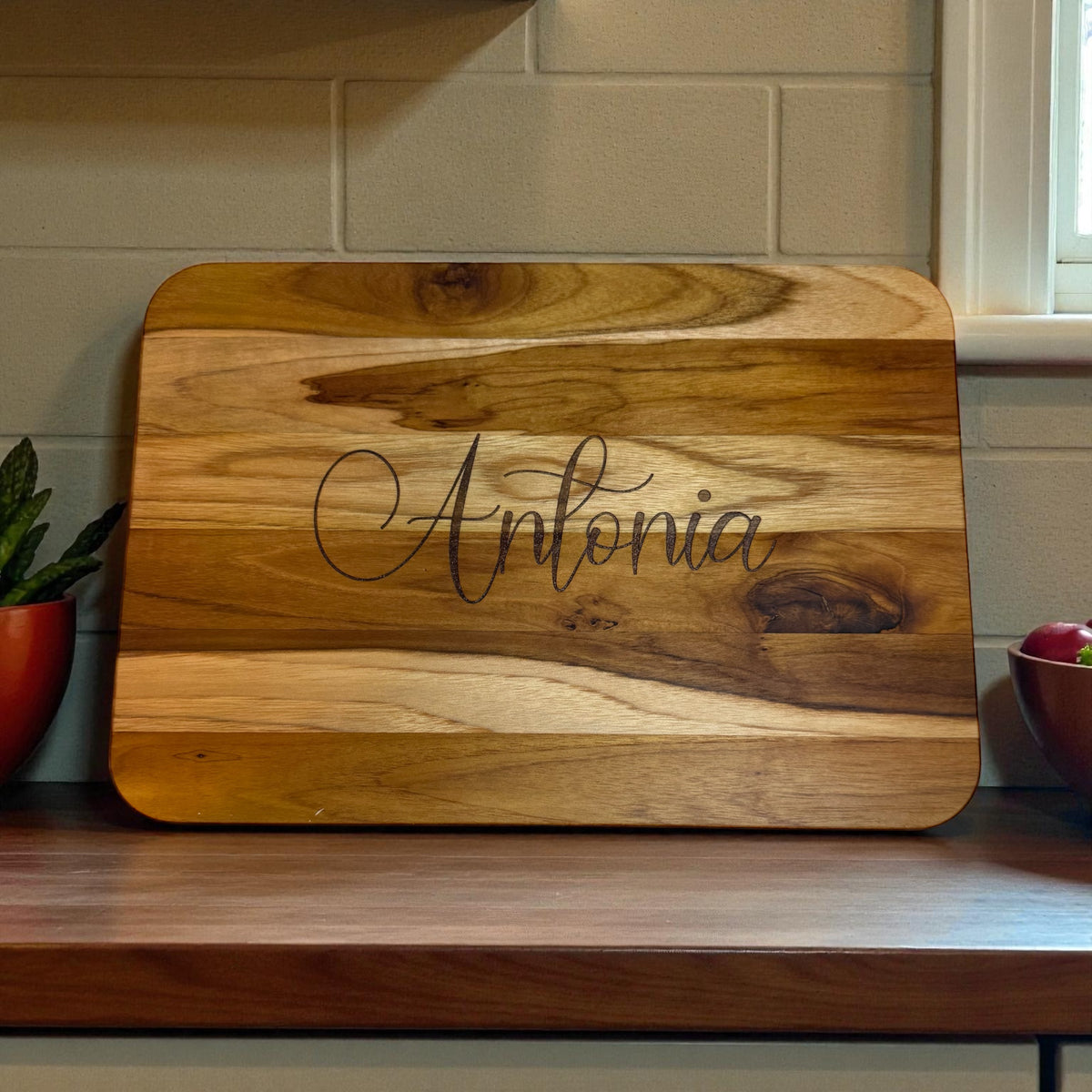 Large Teak Cutting Board image 0