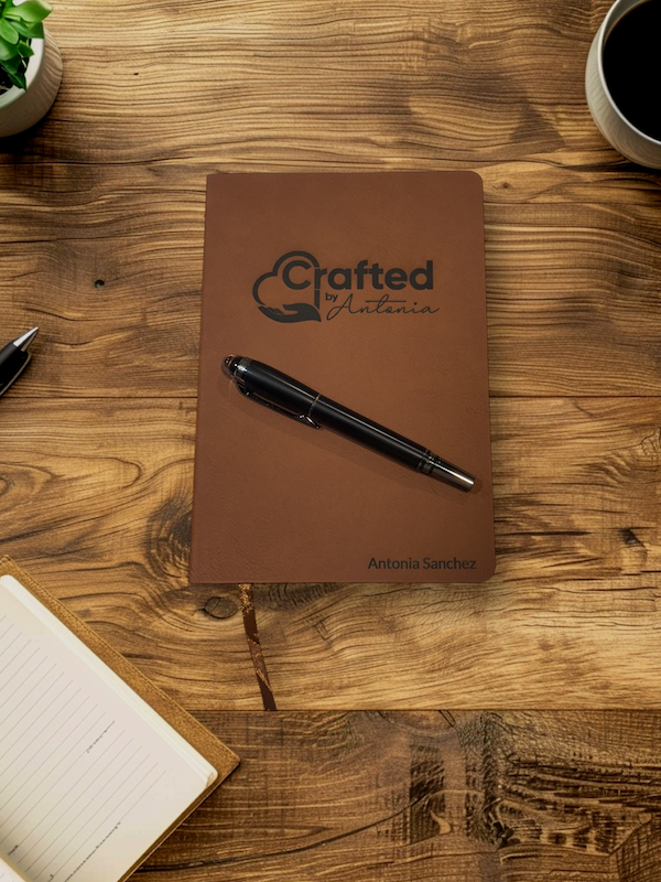 Personalized Leather Notebook image 2