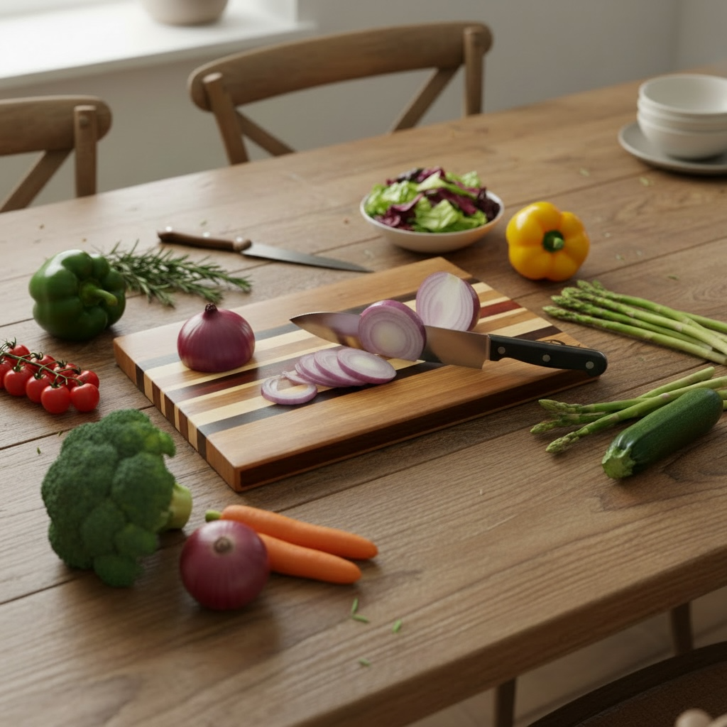 Hand Crafted Hardwood Cutting Board image 2