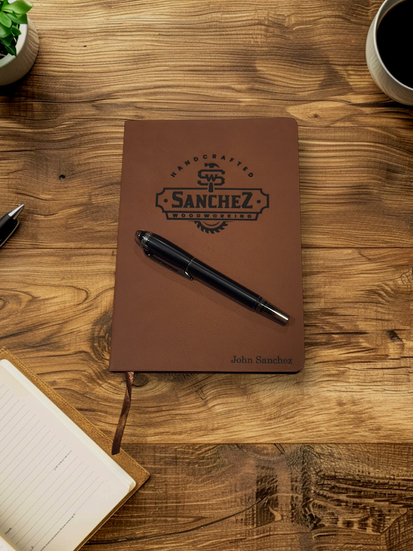 Personalized Leather Notebook image 1