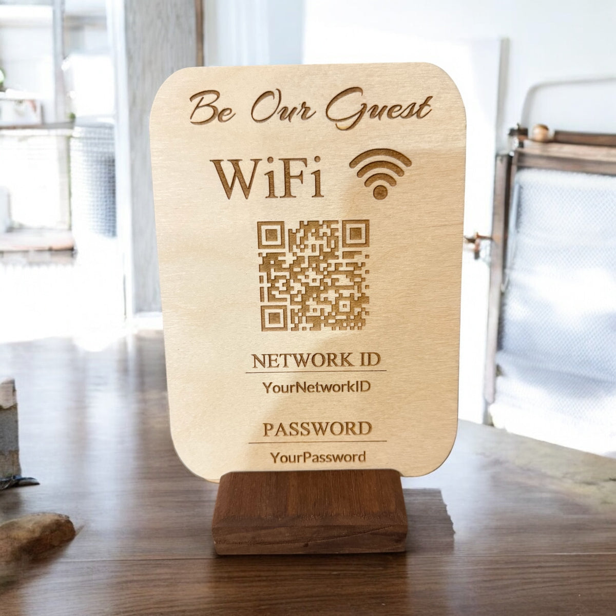 Wifi Sign with QR code image 0